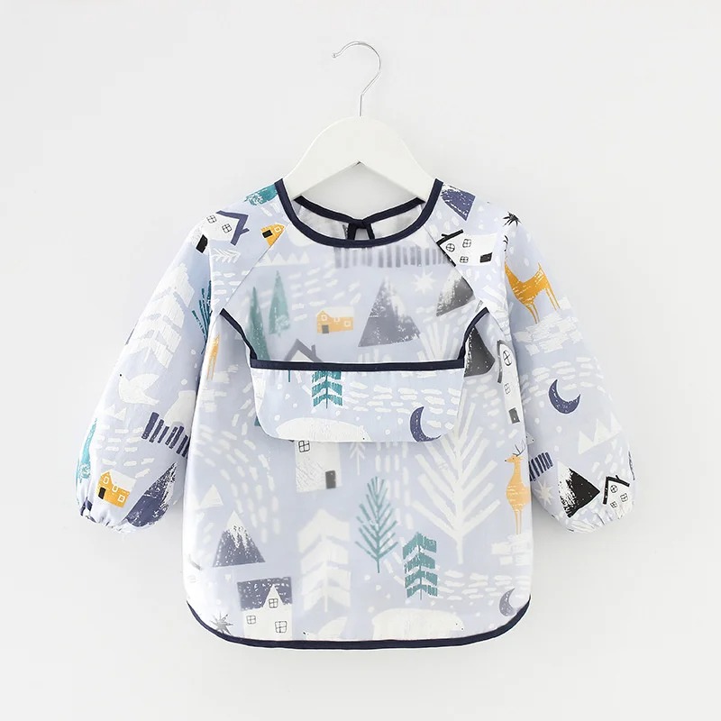 Long Sleeve Bib - Tree