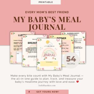 My Baby's Meal Journal