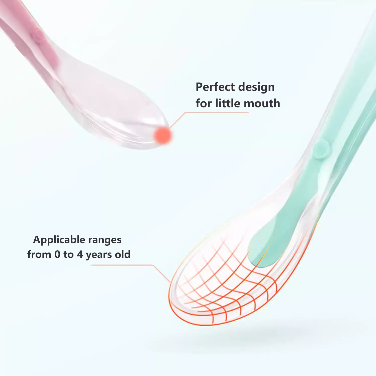 Soft Silicone Spoon – Littleblueskies – Baby and Kids Products